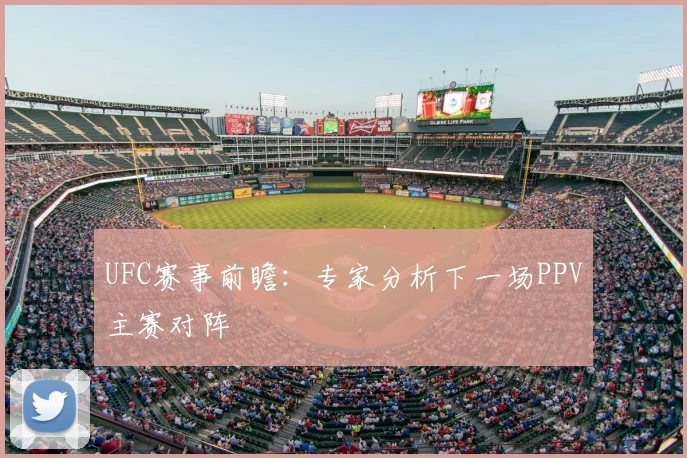 UFC赛事前瞻：专家分析下一场PPV主赛对阵